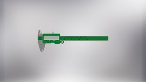 Digital Caliper CAD Model 3D model