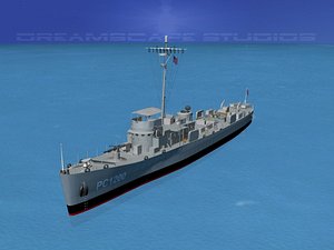 3d pcs submarine chasers model