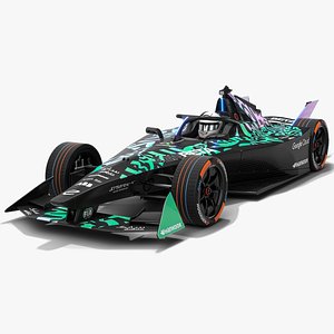 GENBETA Formula E Season 2025 Race Car 3D