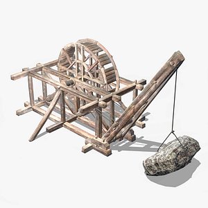 Medieval Crane 3D