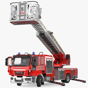 Iveco FF160 Magirus Fire Truck Rigged