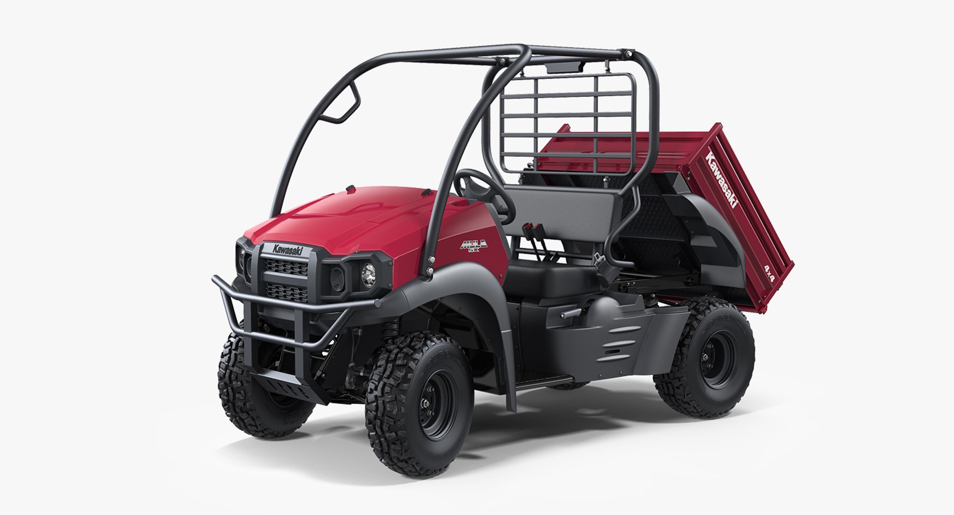 2019 Kawasaki Mule SX 4x4 Clean Rigged 3D Model preview