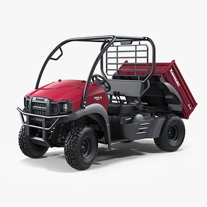 2019 Kawasaki Mule SX 4x4 Clean Rigged 3D Model