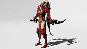 Valeera Sanguinar Fully Textured 3D Printable Model