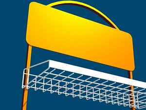 commercial product display stand 3d max