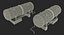 3D oil storage tanks 3
