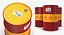 3D oil storage tanks 3