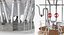 3D oil storage tanks 3