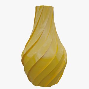 Curvy Decor Vase 3D model