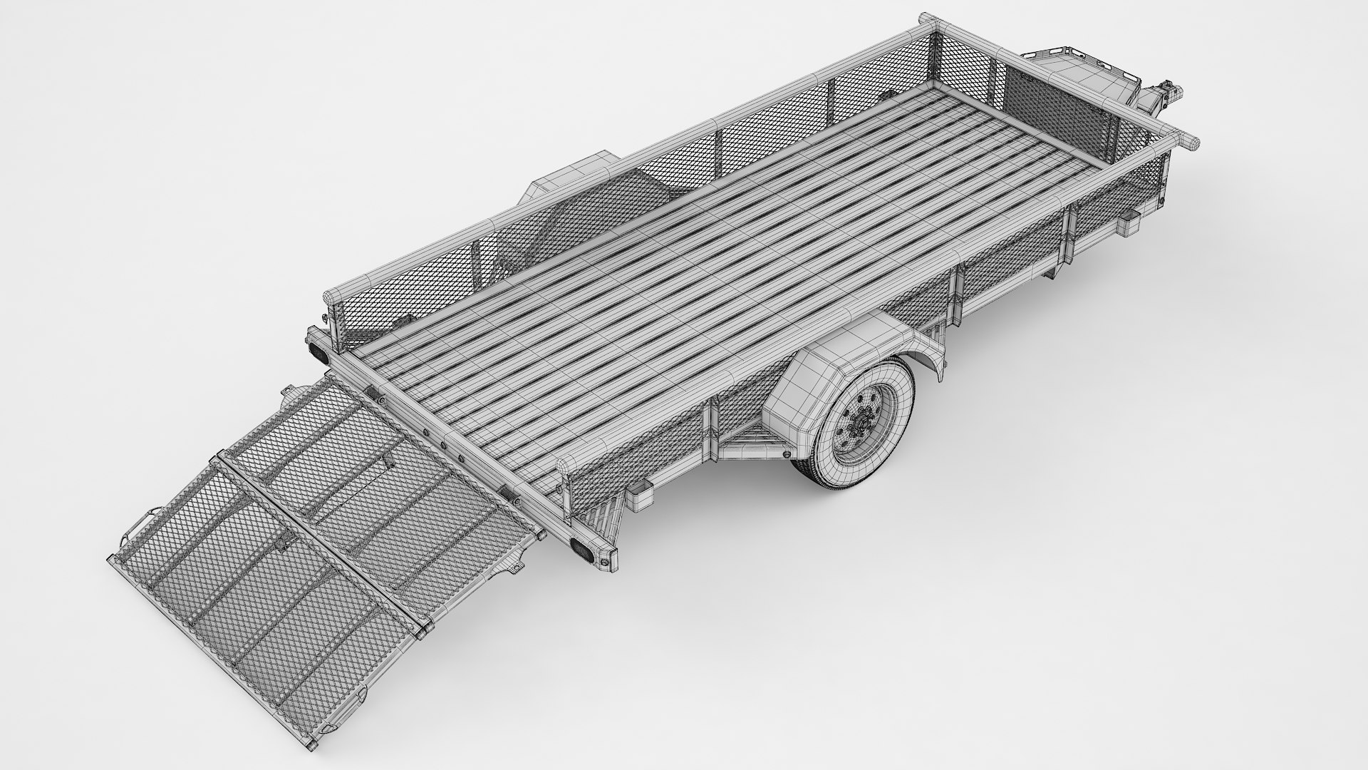 3D Utility Trailer Single Axle Open 03 model https://p.turbosquid.com/ts-thumb/bY/jL6s1I/iR/wire0001/jpg/1783067462/1920x1080/fit_q87/33a2213144a7093ef202eafc758f0e73e4bb36e2/wire0001.jpg