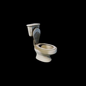 Toilet 3D model 3D model