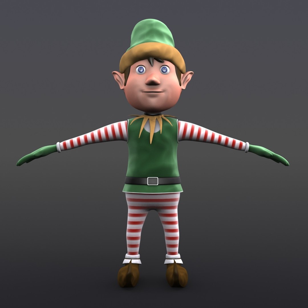 Christmas Elf 3d Max