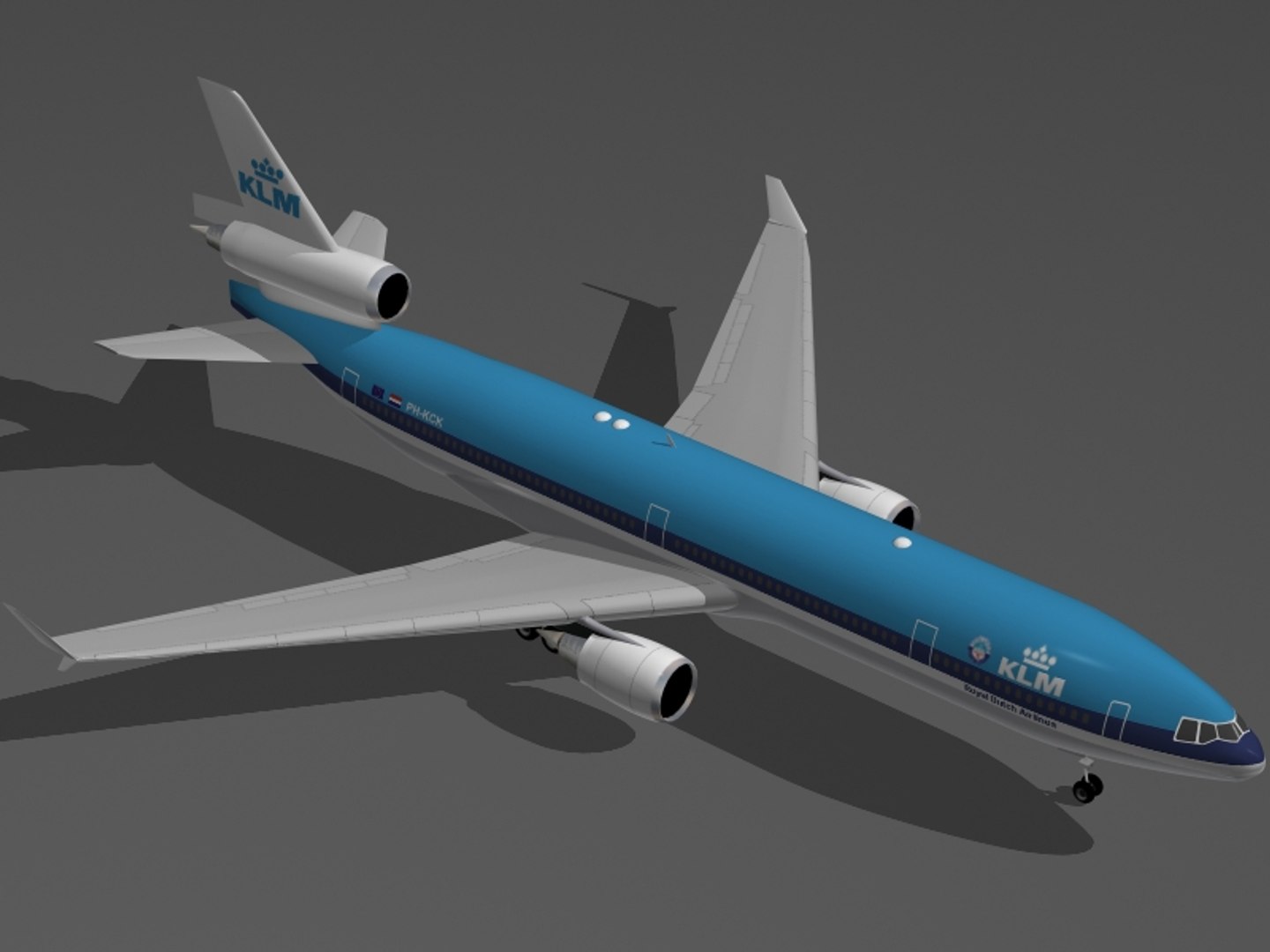 Md-11 Klm 3d Model