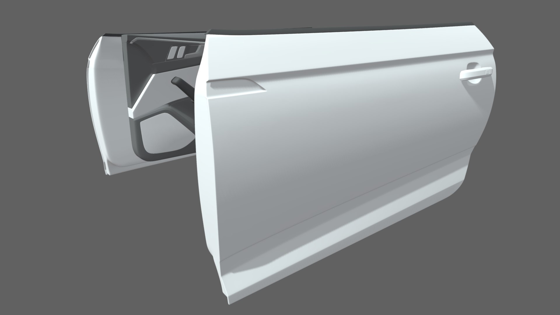 3D Car Door 01 model TurboSquid 1916403