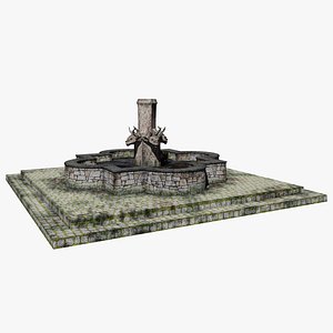 3D stone water fountain gargoyle