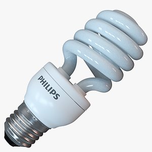 3d lamp helical fluorescent philips model