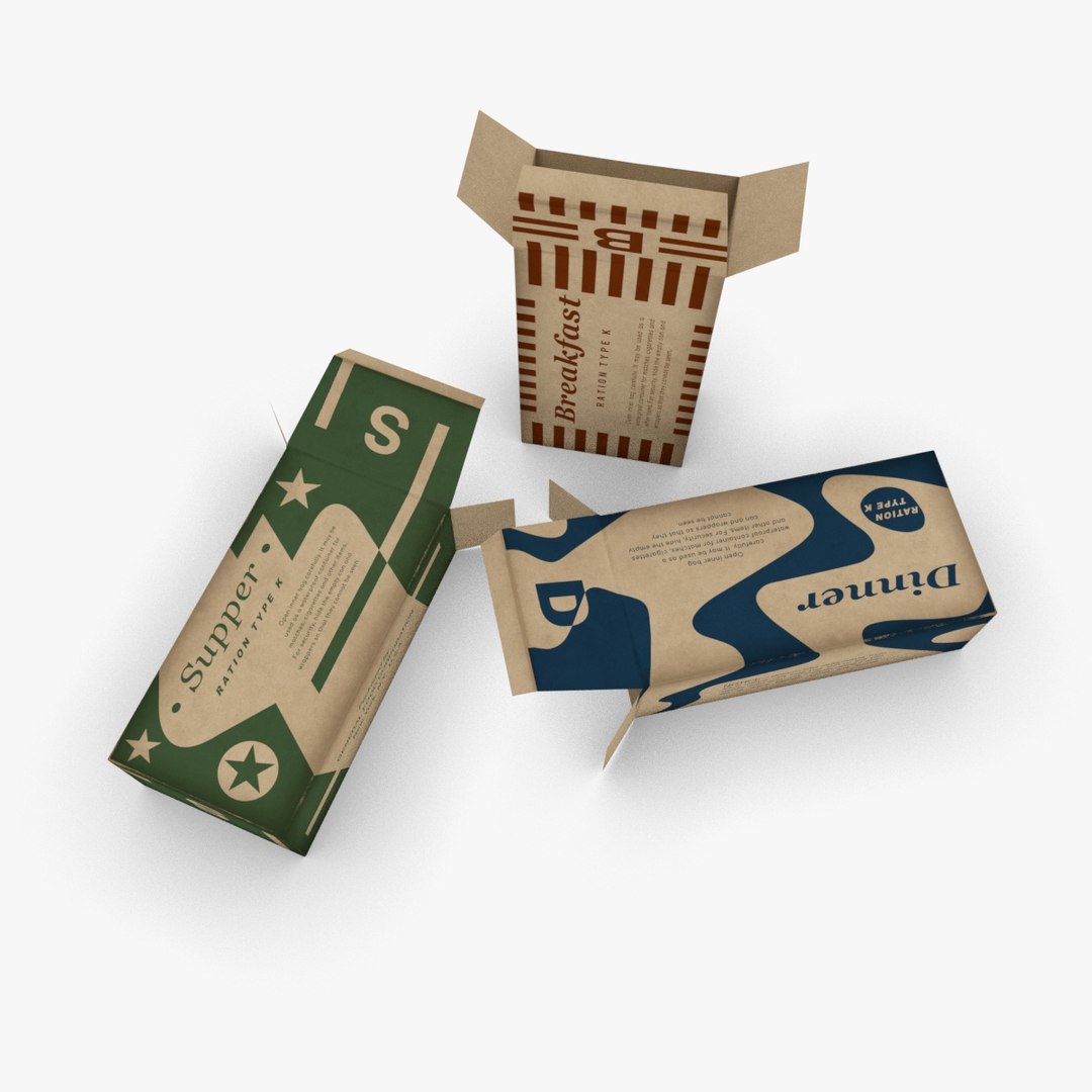 3D army k-rations boxes end https://p.turbosquid.com/ts-thumb/bZ/4uBh5c/RBo1Tjyp/us_k_ration_box0008/jpg/1501853936/1920x1080/fit_q87/767461ccc4550941dec9196fdc83ef72bdf8240b/us_k_ration_box0008.jpg