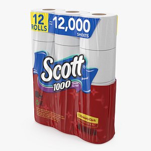 Scott Bath Tissue 12 Rolls