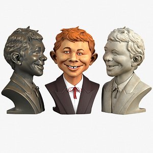 Alfred  Neuman Bust