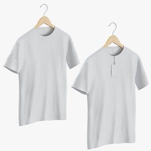 3D male crew neck t-shirt