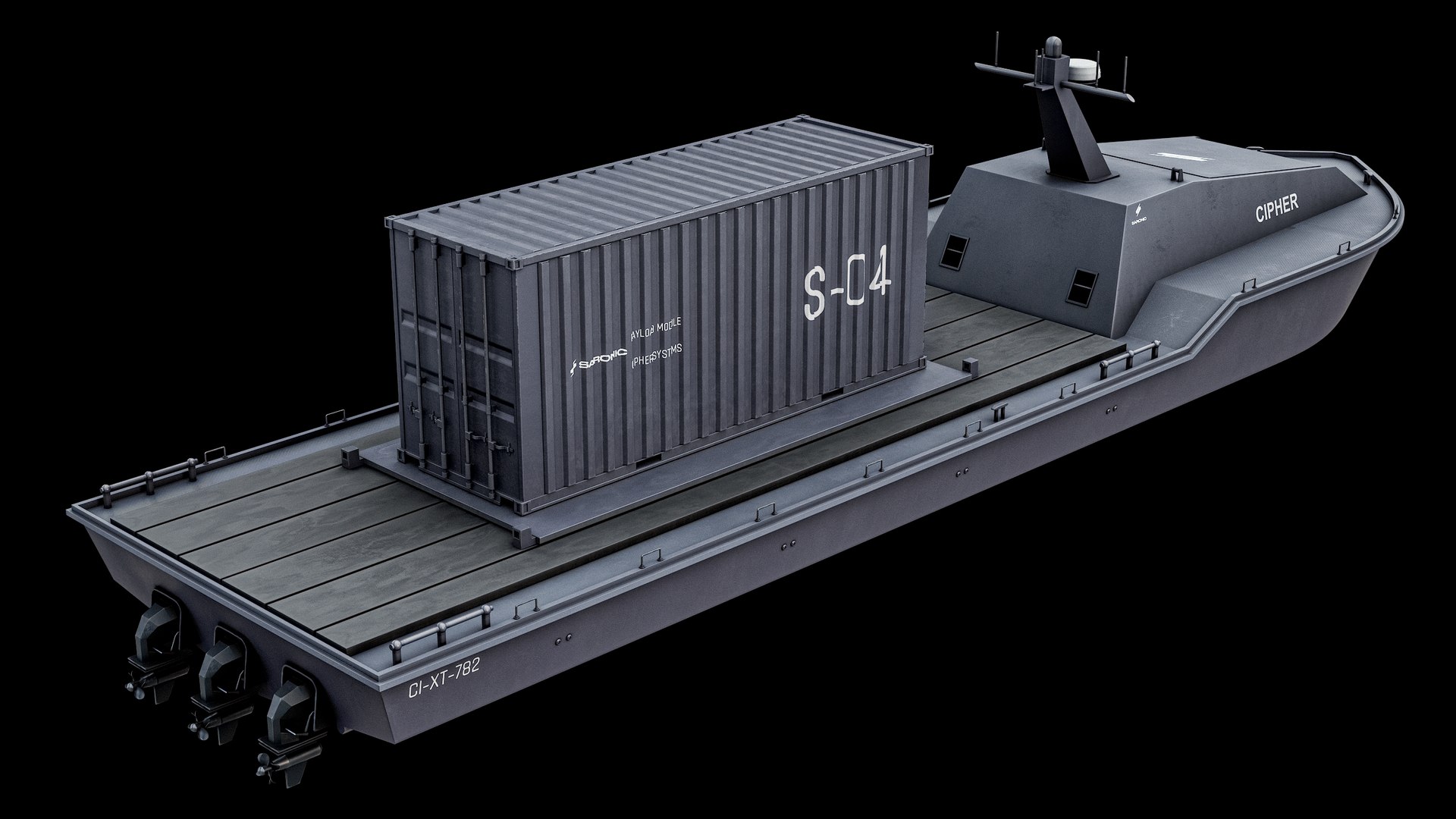 Saronic X6 Robot Ships - Robotic Unmanned Autonomous Surface Vessels ...