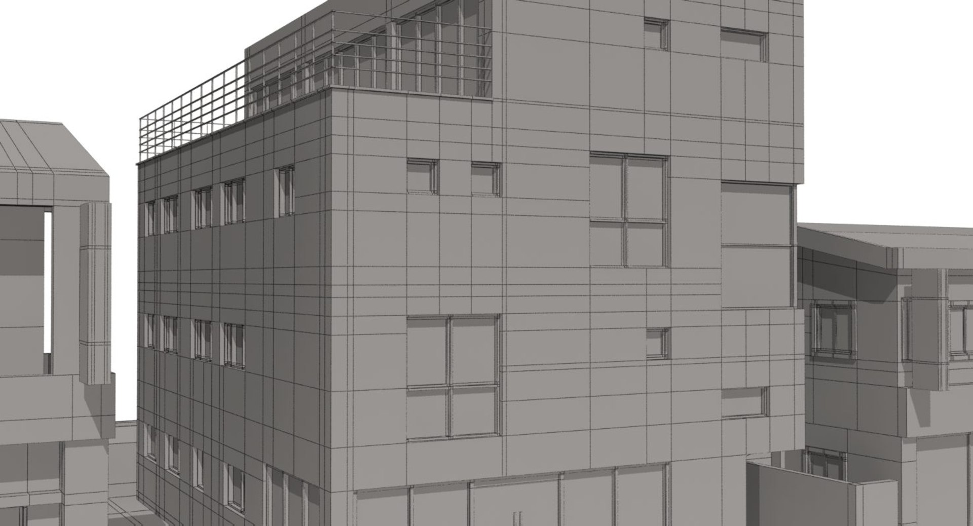 3d Obj Building House