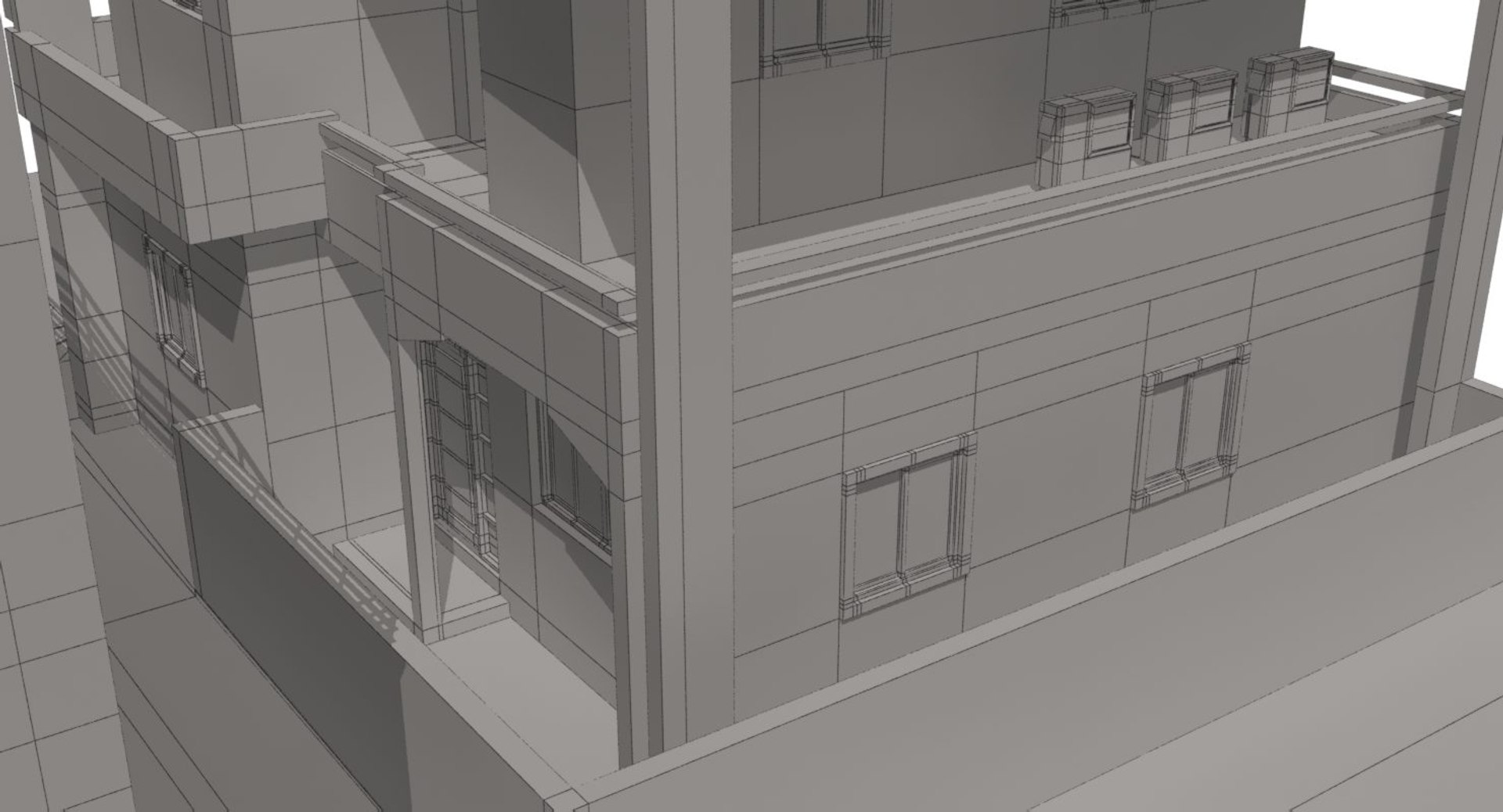 3d Obj Building House