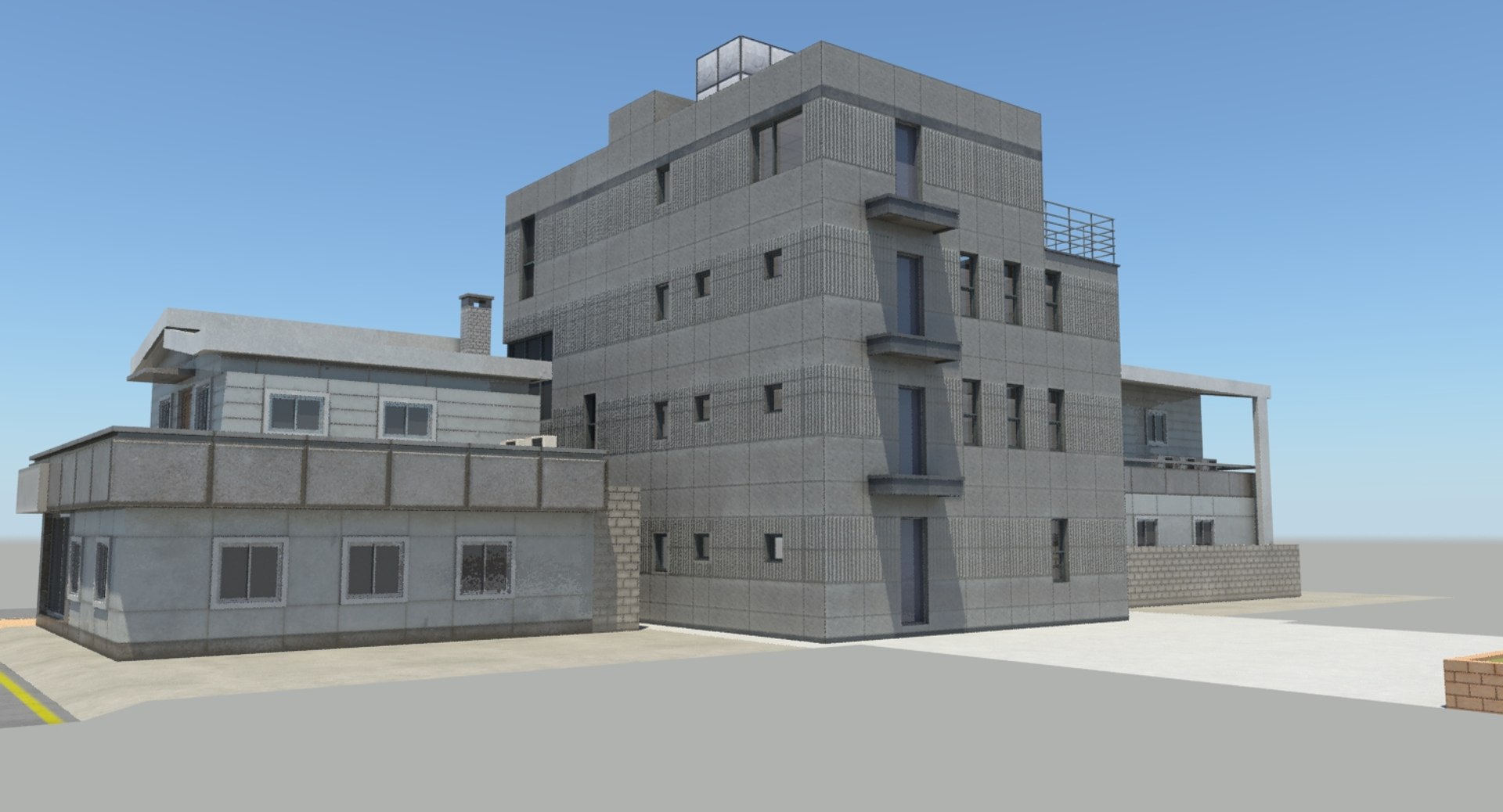 3d Obj Building House