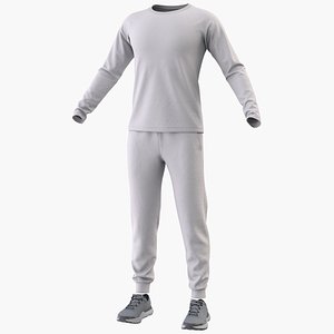 3D realistic sportswear suit clothing