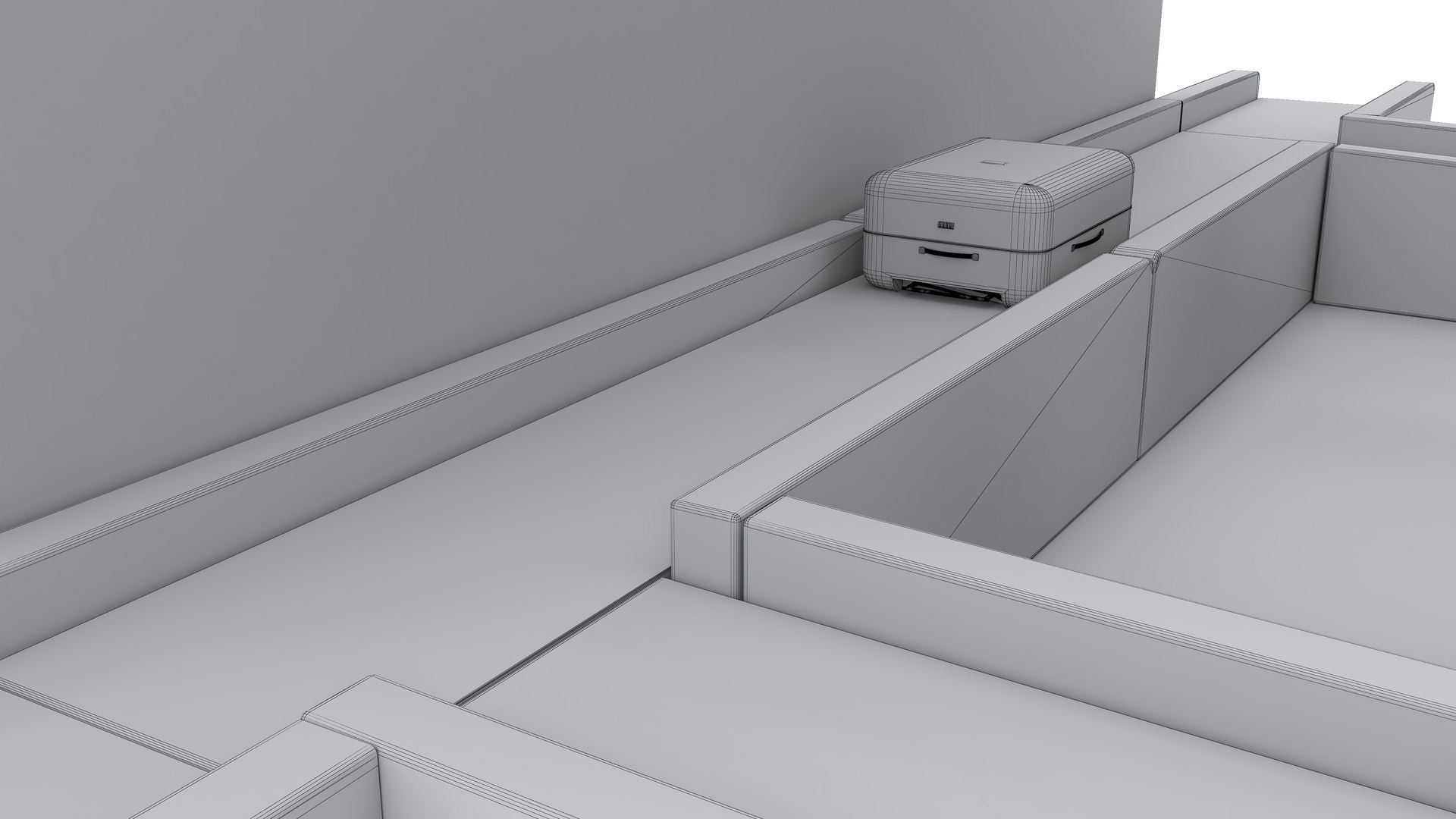 3D Airport Counter Check-In - TurboSquid 2248714