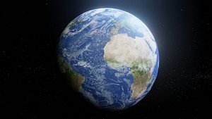 Photorealistic Earth 8k Textures 3D Model