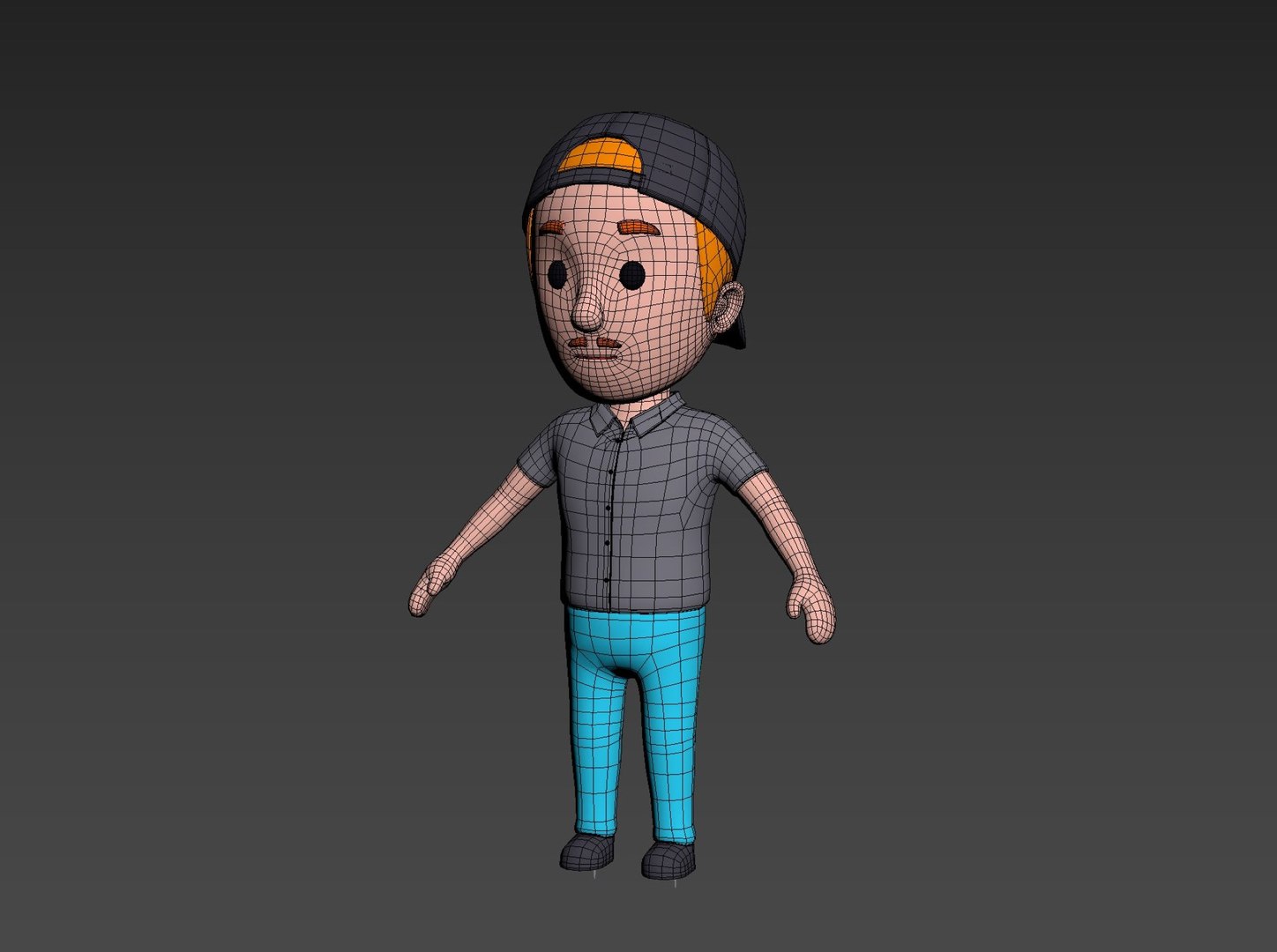 Cartoon Male Character Rigged 012 Model - TurboSquid 2369564