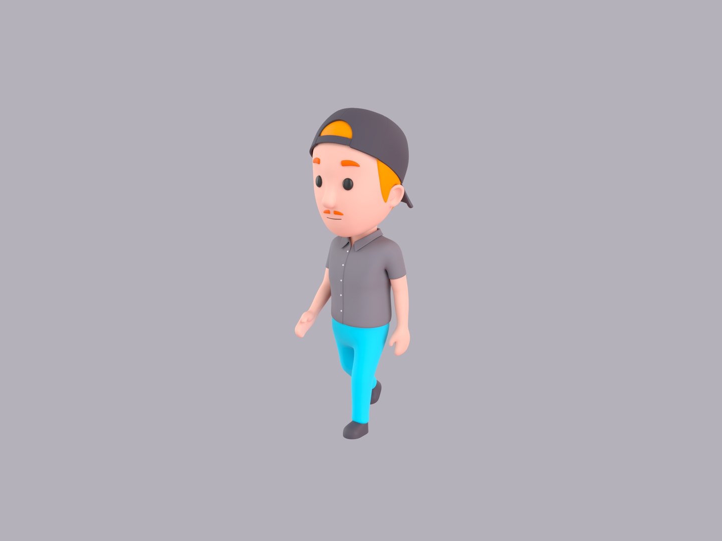 Cartoon Male Character Rigged 012 Model - TurboSquid 2369564