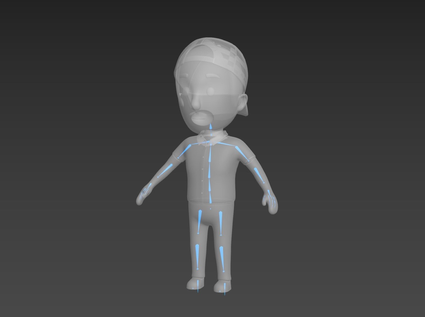 Cartoon Male Character Rigged 012 Model - TurboSquid 2369564
