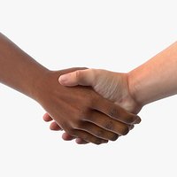 Interracial Male Handshake Pair