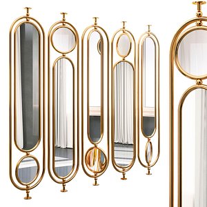 Decorative partition set 125 3D model