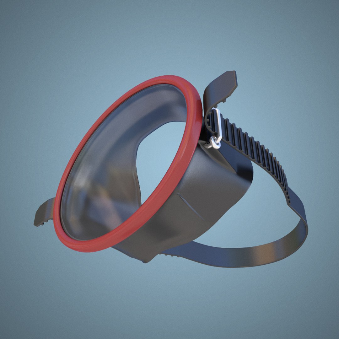 Oldschool Diving Mask Obj