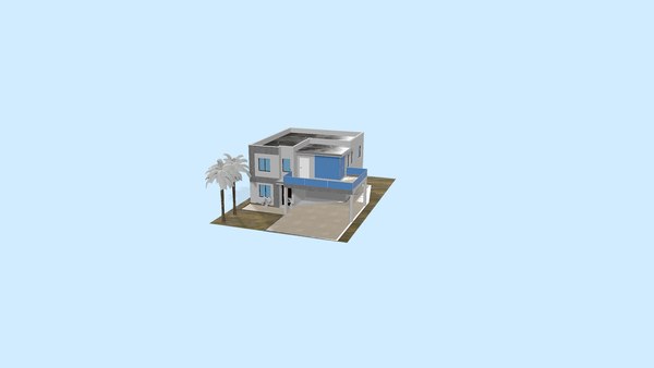 Modern house 3D Model Files 3D model