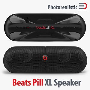 3d model beats pill xl speaker