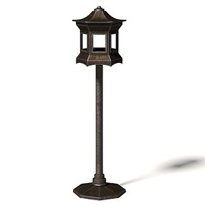 Metal Bird Feeder 3D Model