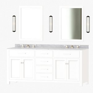 Restoration Hardware Hutton Double Vanity