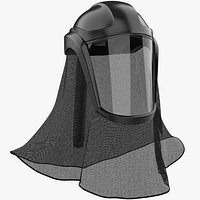 Facial Faceshield Helmet With Neck Cover