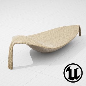 dedon leaf chair ue4 3d model