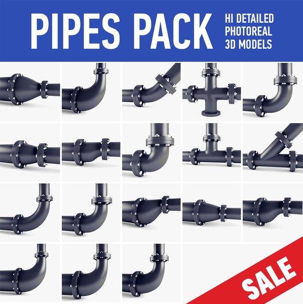Industrial Pipes 3D Models for Download | TurboSquid