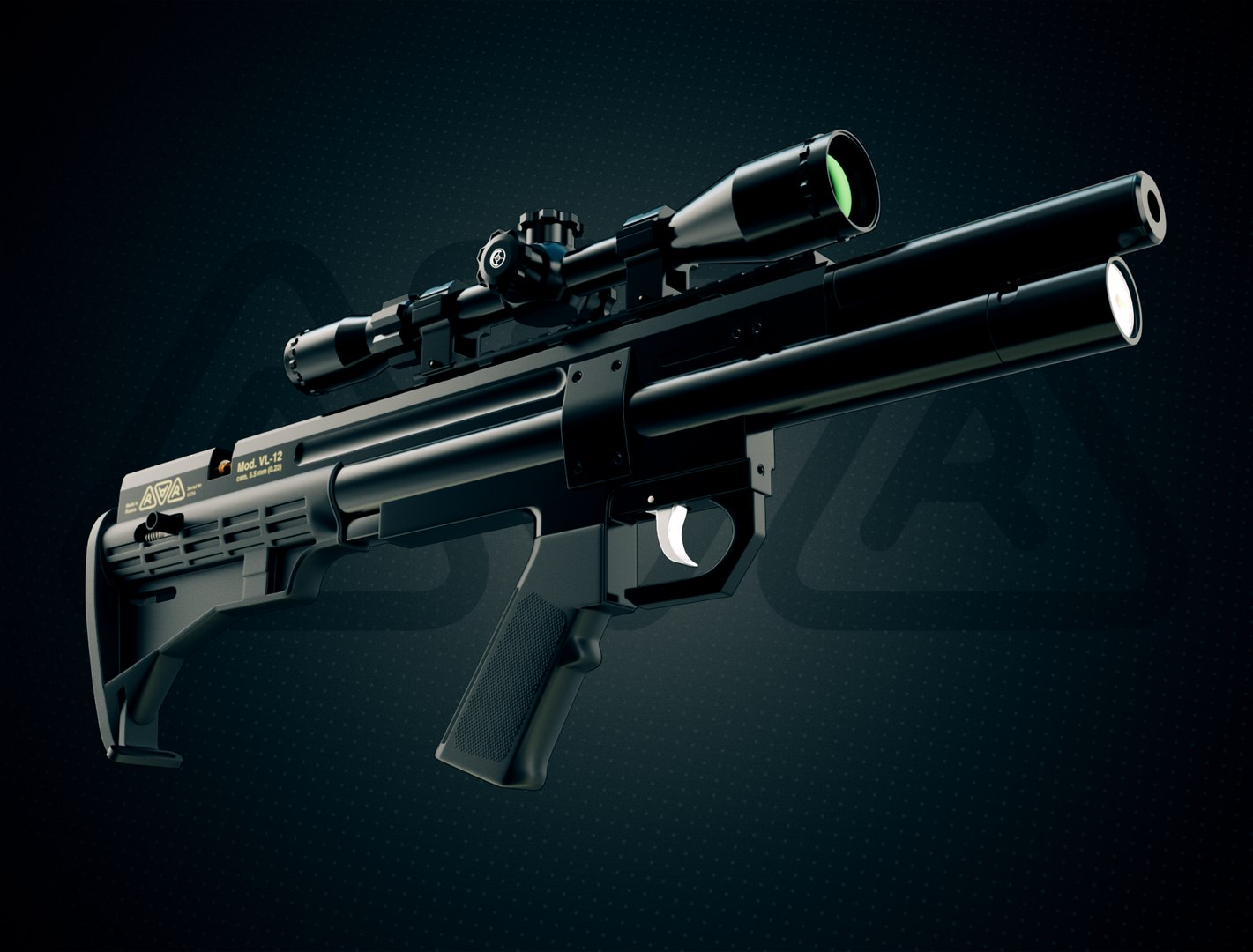 air rifle 3D https://p.turbosquid.com/ts-thumb/bZ/g1F4a8/fmXvTo82/vl_12_shading_still_render/png/1561636931/1920x1080/fit_q87/dc0b06a9a3f4046fe8c820f98ba413a6e568217a/vl_12_shading_still_render.jpg