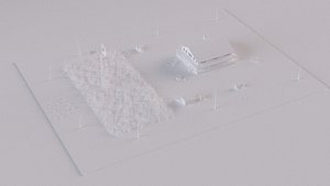 3D farm house model