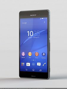 3d sony xperia z3 model