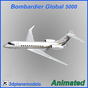 3ds bombardier global 5000