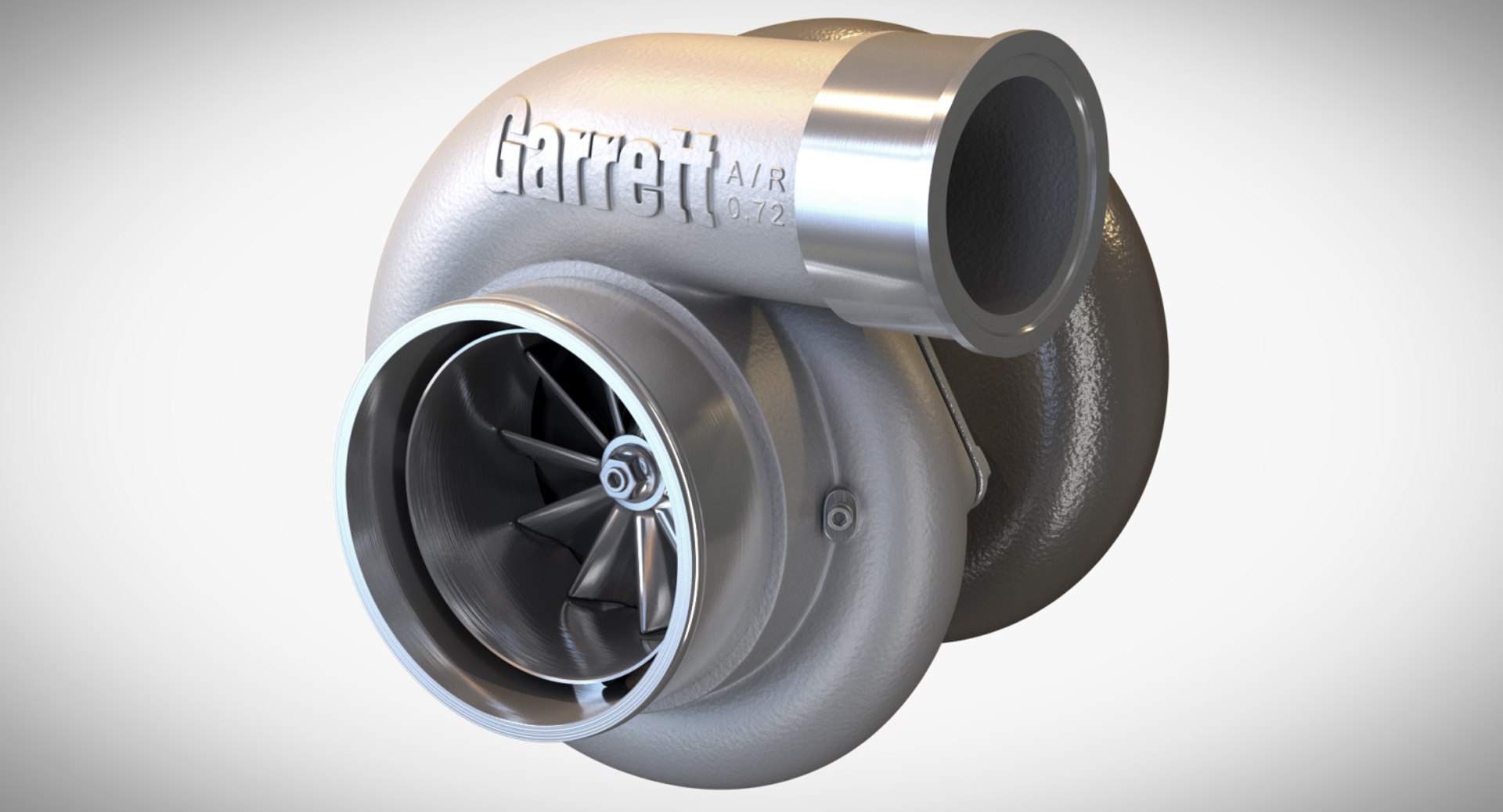 3D Model Gtx3584r Turbocharger Garrett TurboSquid 1243645