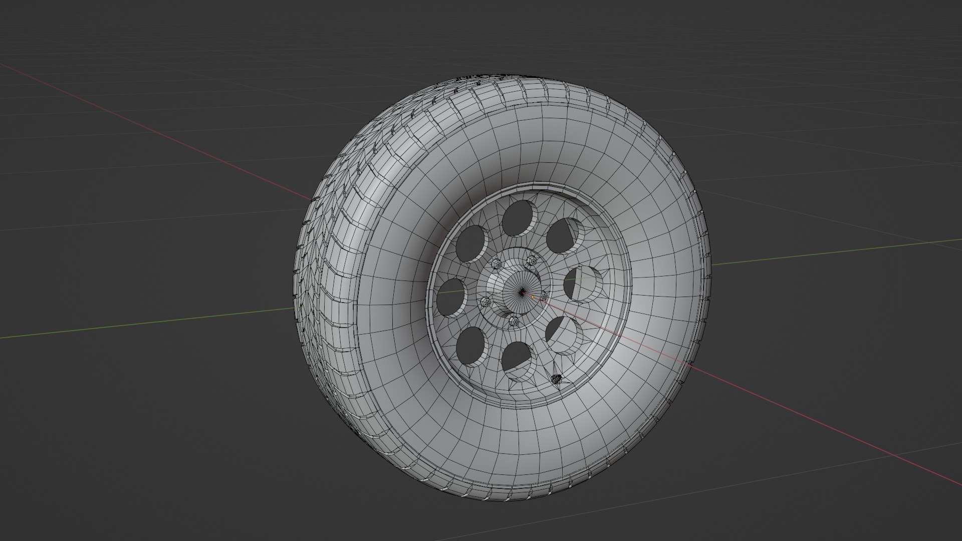 Generic Wheel 3D Model - TurboSquid 2415288